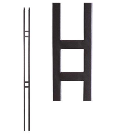 16.6.1 Double Bar Hollow Iron Baluster