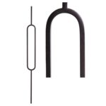 16.6.2 Single Oval Hollow Iron Baluster - Aalto Series
