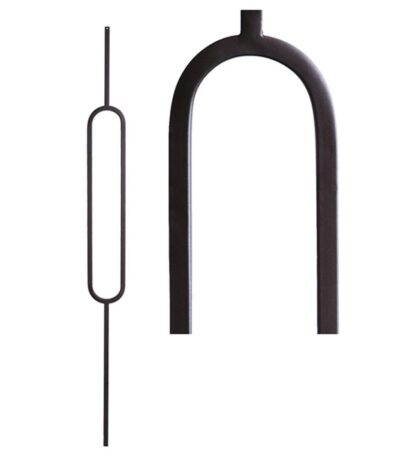 16.6.2 Single Oval Hollow Iron Baluster - Aalto Series