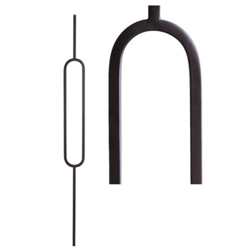 16.6.2 Single Oval Hollow Iron Baluster - Aalto Series