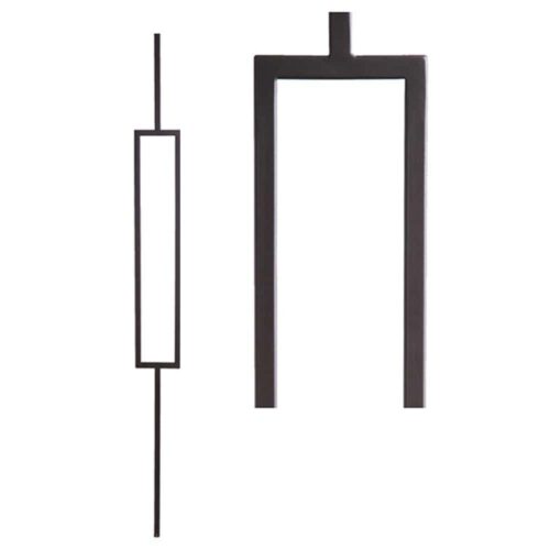 16.6.3 Single Rectangle Hollow Iron Baluster - Aalto Series