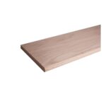 11-1/2" x 48" Wooden Bullnosed Stair Tread