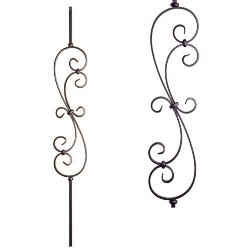 16.1.25 large spiral scroll iron baluster, Versatile collection