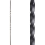 16.1.2-T Double Twist Hollow Iron Baluster