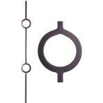16.1.31 Double Ring Iron Baluster