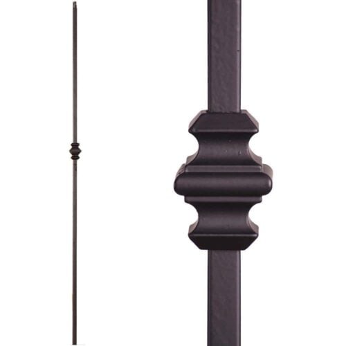16.1.34 Single Knuckle Iron Baluster