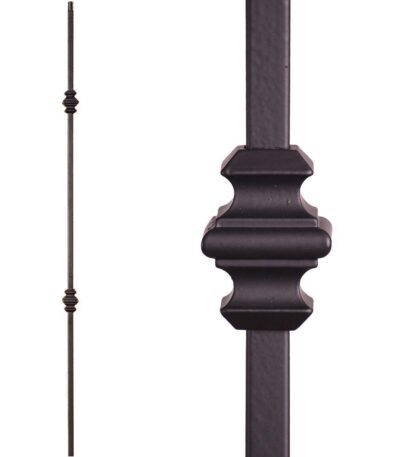16.1.35 Double Knuckle Iron Baluster