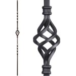16.1.3-T Single Basket Hollow Iron Baluster