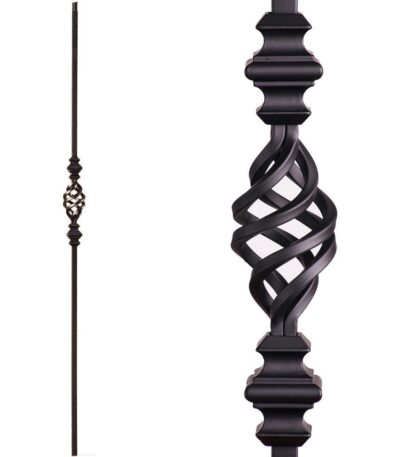 16.1.45 Single Basket Iron Baluster