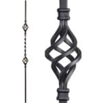 16.1.4-T Double Basket Hollow Iron Baluster