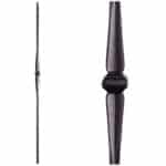 16.5.2 Single Knuckle Square Face Hammered Iron Baluster