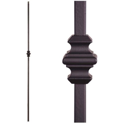 images 16.8.10 single knuckle hollow bar, 44 in tall x 5/8 in square