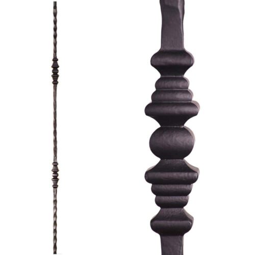 2.1.1 Double Decorative Knuckle Iron Baluster