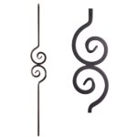 2.10.1 Double Spiral Iron Baluster