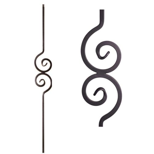 2.10.1 Double Spiral Iron Baluster