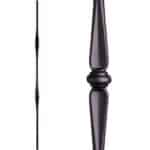 2.11.4 Double Knuckle Baluster - Satin Black