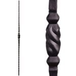 2.9.12 Single Twisted Knuckle Iron Baluster