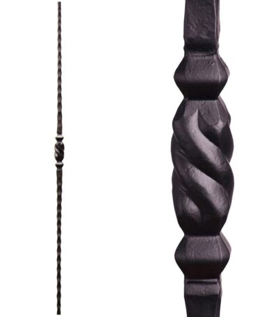 2.9.12 Single Twisted Knuckle Iron Baluster
