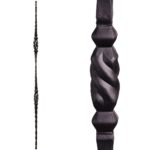 2.9.13 Double Twisted Knuckle Iron Baluster