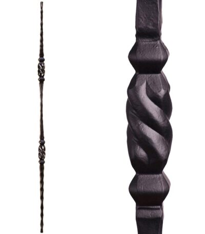 2.9.13 Double Twisted Knuckle Iron Baluster