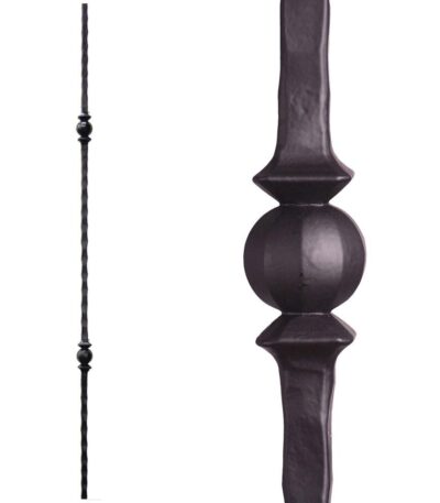 2.9.26 Double Sphere Iron Baluster