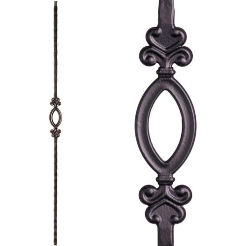 2.9.5 Single Oval Iron Baluster