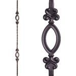 2.9.6 Double Oval Iron Baluster