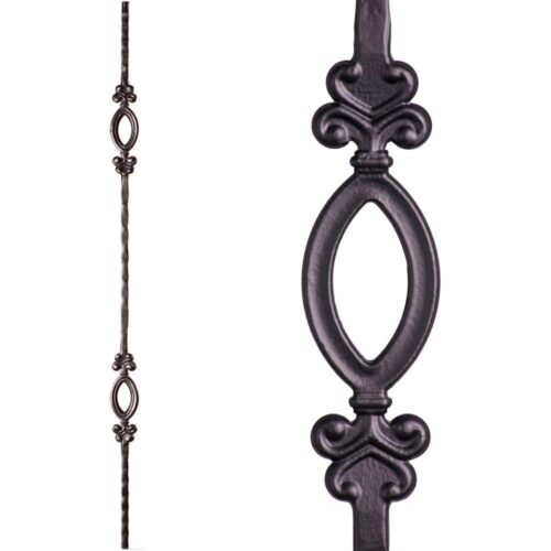 2.9.6 Double Oval Iron Baluster