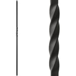 34.1.1-T MEGA Single Twist Hollow Iron Baluster
