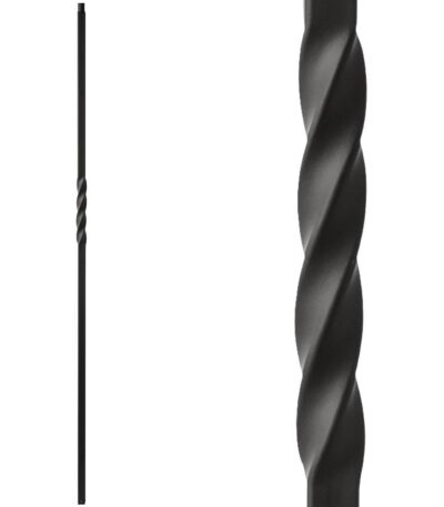 34.1.1-T MEGA Single Twist Hollow Iron Baluster