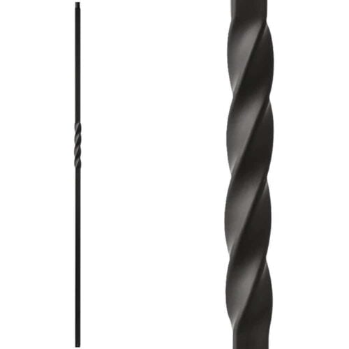 34.1.1-T MEGA Single Twist Hollow Iron Baluster