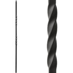34.1.2-T MEGA Double Twist Hollow Iron Baluster