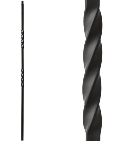 34.1.2-T MEGA Double Twist Hollow Iron Baluster
