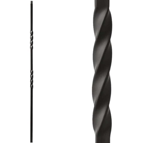 34.1.2-T MEGA Double Twist Hollow Iron Baluster