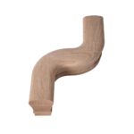 7222-L Left S-Turn Handrail Fitting - 6210 Series