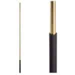 SoHo - Satin Black Base on Brass Baluster