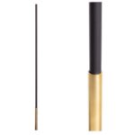 SoHo - Brass Base on Satin Black Baluster