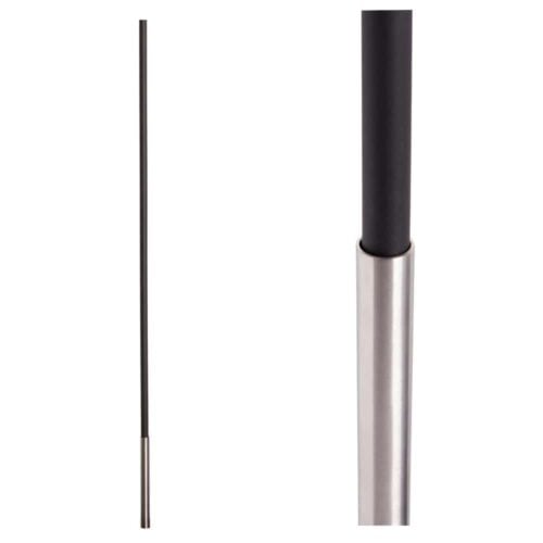 images SoHo - Stainless Steel Base on Satin Black Baluster