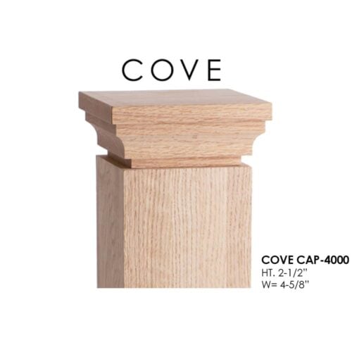 ForestKraft cove CAP-4000 newel cap for 3-1/4 inch newels