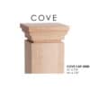 ForestKraft cove CAP-5000 newel cap for 5-1/2 inch newels