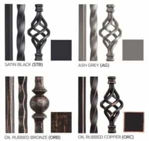 What color is best for wrought iron railings?