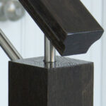 Round Bar Handrail Stem Bracket