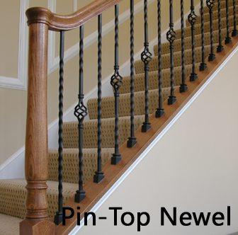 4 Types of Wood Newel Posts | Staircase Design | CheapStairParts.com