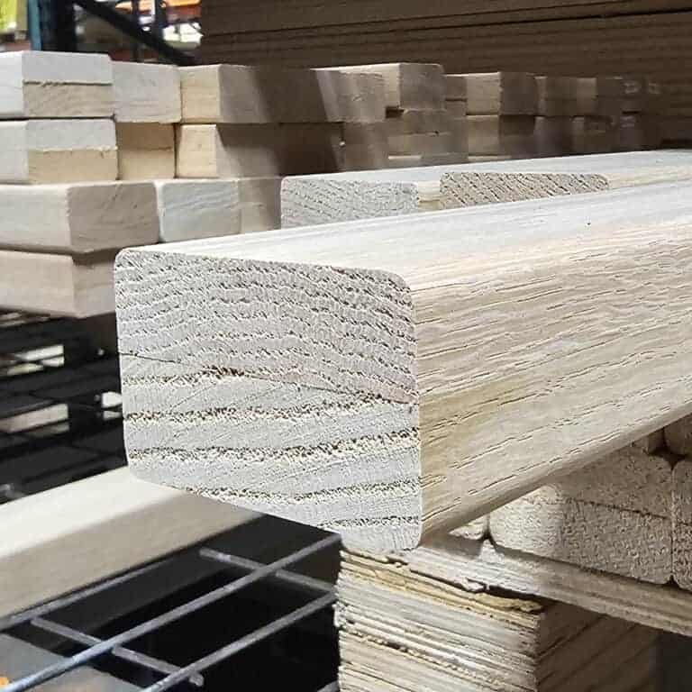 6002 Modern Wood Handrail - Red Oak