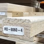 6060 Slim Modern Wood Handrail - Red Oak
