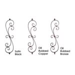 16.1.25 Large Spiral Scroll Iron Baluster Versatile - Image 3