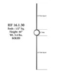 16.1.30 Single Ring Iron Baluster Versatile - Image 2
