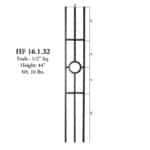 16.1.32 Single Ring 3 Legged Iron Baluster Versatile - Image 2