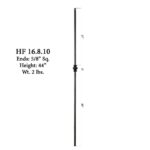 16.8.10 Single Knuckle Hollow Bar - 44" H. x 5/8" Sq. - Image 2