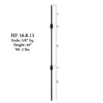 16.8.11 Double Knuckle Hollow Bar - 44" H. x 5/8" Sq. - Image 2